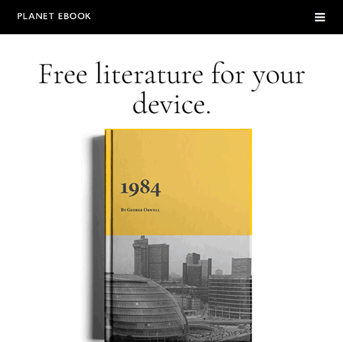Planet eBook, the home of free classic literature!