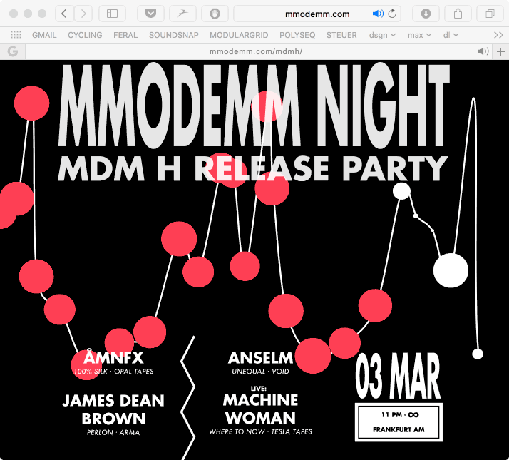 MMODEMM NIGHT - MDM H RELEASE - 03 MAR!