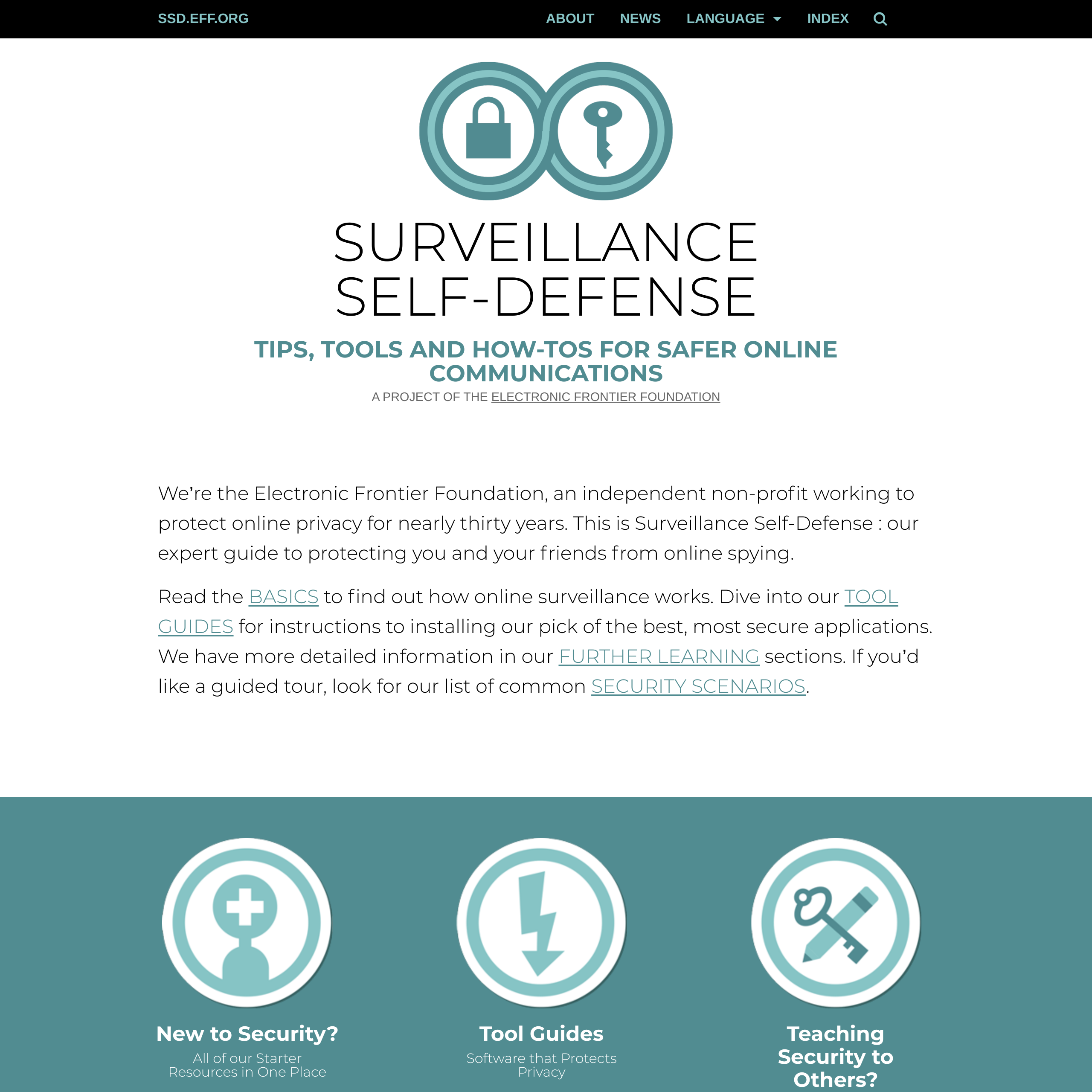 Surveillance Self-Defense  Electronic Frontier Foundation