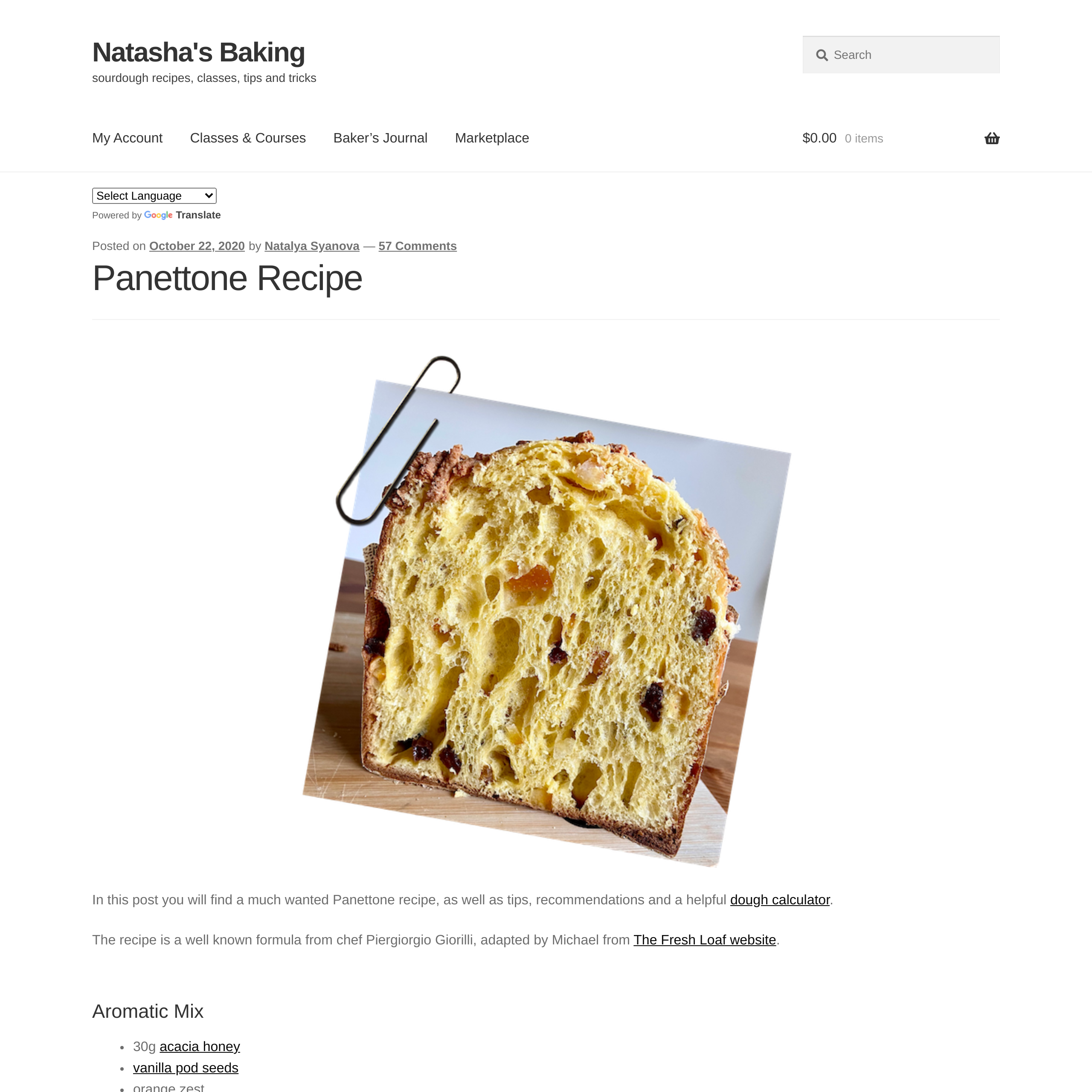 Panettone Recipe - Natasha's Baking